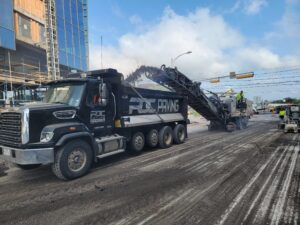 When does asphalt resurfacing require a milling machine?