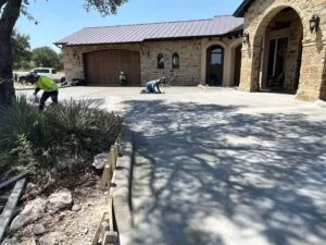 concrete driveways
