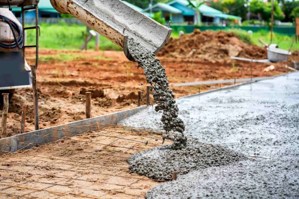 concrete pouring