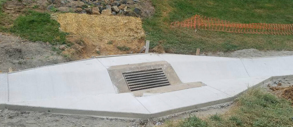 Drain close-up