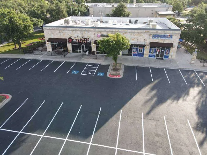 Parking lot repair in Austin, TX
