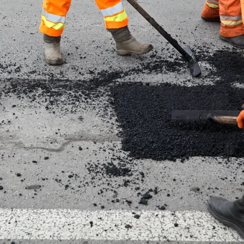 patching and pothole repairs