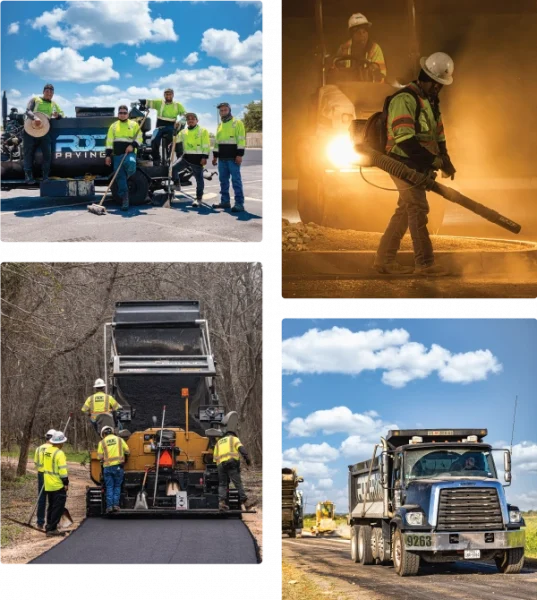 RDC four photo grid, with the team working day and nice to finish the job.