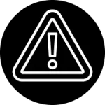 Safety features and warning icon