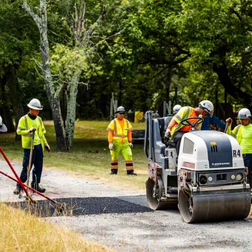 patching and pothole repairs