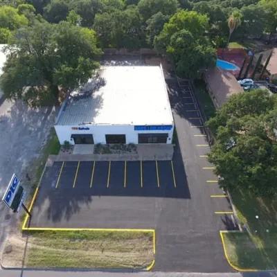 asphalt parking lot striping