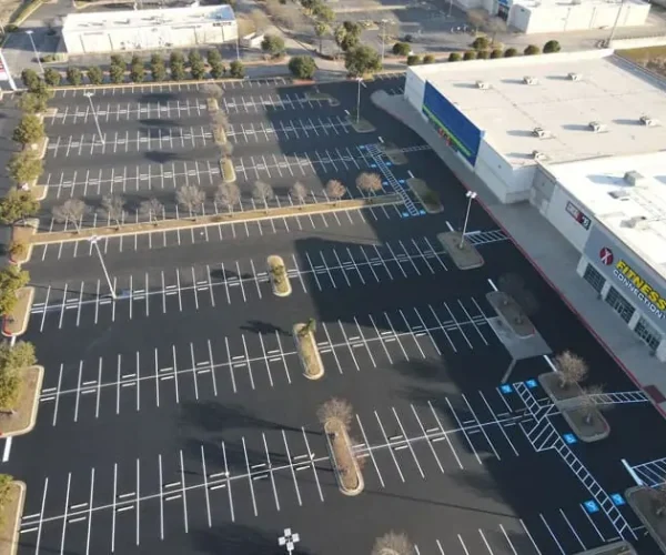 A new parking lot for Fitness Connection